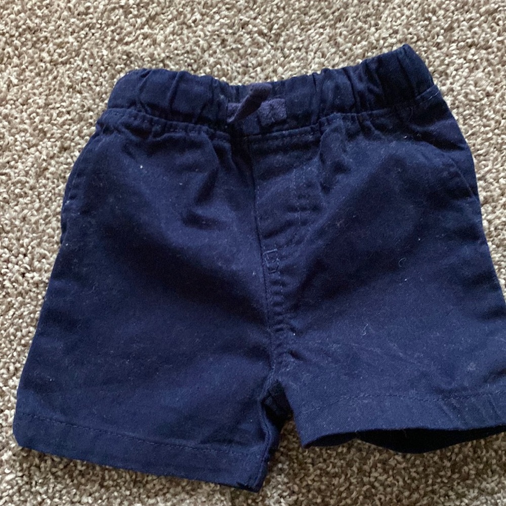 Blue 3-6M baby shorts